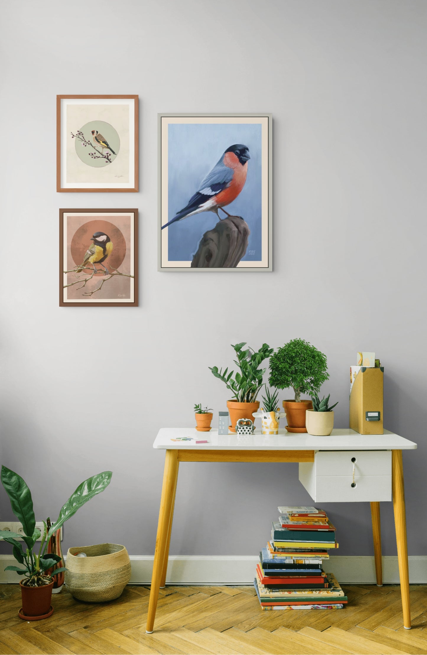 The Absent Bullfinch Fine Art Print