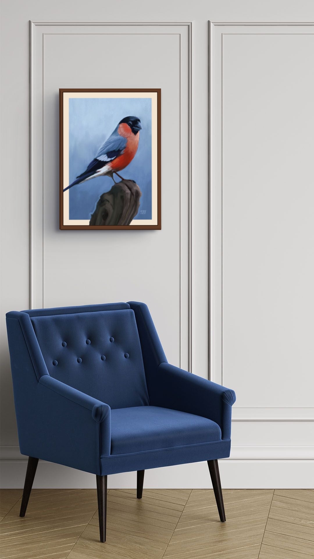 The Absent Bullfinch Fine Art Print
